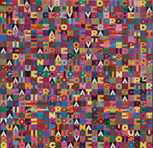 Ordine e disordine, 1988 Alighiero Boetti