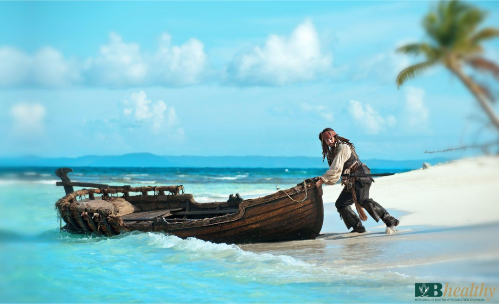 alghe e pirati dei Caraibi